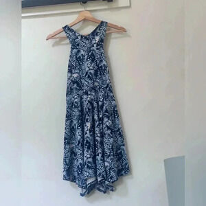 Abercrombie Kids Dress Girl's/ Kid's Size XL Blue Butterfly Print Sleeve…